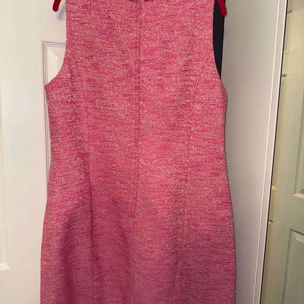 Lilly Pulitzer Portia Pink and Gold Textured Mini Dress - Picture 5 of 9